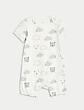 3pc Pure Cotton Bear Print Romper Set (7lbs-1 Yrs)