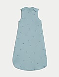 Pure Cotton Whale 1.0 Tog Sleeping Bag (0-3 Yrs)