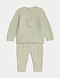 2pc Knitted Outfit (7lbs-12 Mths)