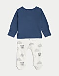 Pure Cotton Bear Sleepsuit (7lbs-1 Yrs)