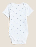 7pk Pure Cotton Bodysuits (5lbs-3 Yrs)