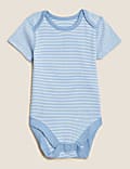7pk Pure Cotton Bodysuits (5lbs-3 Yrs)