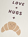 3pk Pure Cotton Croissant Muslins