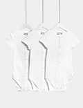 Lot de 3 bodys 100 % coton (jusqu’au 12 mois)
