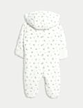 Cord Floral Pramsuit (0-12 Mths)
