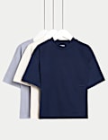 3pk Adaptive Pure Cotton T-Shirts (2-16 Yrs)