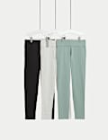 3pk Adaptive Cotton Rich Leggings (2-16 Yrs)