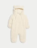 Borg Zip Pramsuit (0-12 Mths)