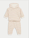 3pc Cotton Rich Stripe Outfit (0-12 Mths)