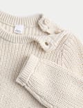 2pc Pure Cotton Striped Knitted Outfit (0-2 Yrs)