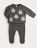 2pc Knitted Intarsia Outfit (0-12 Mths)