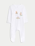 4-częściowy komplet startowy Winnie the Pooh™ z mieszanki z przewagą bawełny (3 kg – 9 mies.)