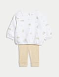 Ensemble 2 pièces en coton à motif Winnie-the-Pooh™ (3,2 kg-12 mois)