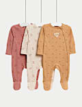 3pk Lion King™ Sleepsuits (7lbs - 3 Yrs)