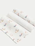 3pk Pure Cotton Paddington™ Muslin Squares