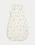 Pure Cotton Star Print 0.5 Tog Sleeping Bag (0-3 Yrs)