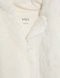 Faux Fur Hooded Pramsuit (0-12 Mths)