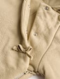 Cotton Rich Hooded Wrap Pramsuit (0-12 Mths)