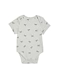 Set van 7 zuiver katoenen bodysuits, met hondenmotief en streep (2,27 kg-3 jaar)