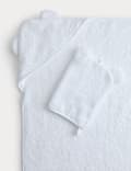 Pure Cotton Hooded Towel With Mitts