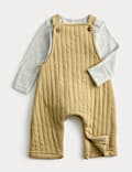 2pc Cotton Rich Wings Dungaree Outfit (0-12 Mths)