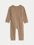 Pure Cotton Knitted All in One with Booties (0-12 Mths)
