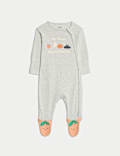 Pure Cotton Halloween Sleepsuit (0-9 Mths)
