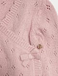 2pc Knitted Wrap Outfit (0-12 Mths)