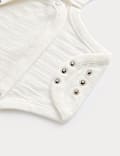 3pk Pure Cotton Wrap Bodysuits (6½lbs-3 Yrs)