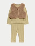 3pc Cotton Rich Outfit (0-12 Mths)