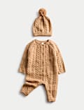 2pc Cable Knitted Outfit (0-12 Mths)