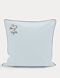 Pure Cotton Starry Nights Embroidered Pillow Sham