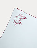 Pure Cotton Starry Nights Embroidered Pillow Sham