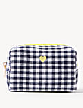 Heart Gingham Toiletry Bag