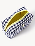 Heart Gingham Toiletry Bag