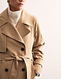 Pure Cotton Belted Trench Coat