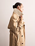 Pure Cotton Belted Trench Coat