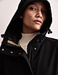 Waterproof Twill Hooded Raincoat