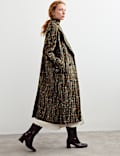 Wool Rich Textured Relaxed Coat