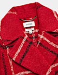Manteau-cardigan coupe d&eacute;contract&eacute;e cocon avec laine