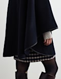 Pure Wool Oversized Cape Coat