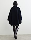 Pure Wool Oversized Cape Coat