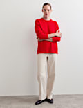 Pure Cashmere Crew Neck Relaxed Jumper
