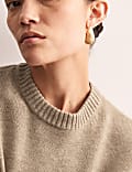 Pure Cashmere Crew Neck Relaxed Jumper