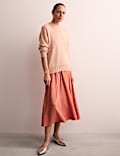Pure Cashmere Crew Neck Relaxed Jumper