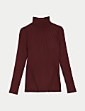 Ribbed Roll Neck Jumper