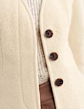 Pure Wool Waisted Slim Fit Jacket