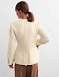 Pure Wool Waisted Slim Fit Jacket
