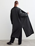 Pure Merino Wool V-Neck Longline Cardigan