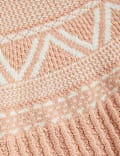 Pure Lambswool Fair Isle Funnel Neck Jumper